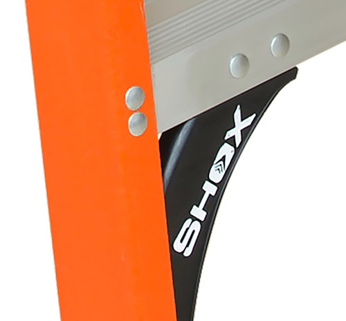 Louisville Ladder LOU-FXP180HD-XX Fiberglass Step Platform Ladder Type IAA, 375lbs Load Capacity