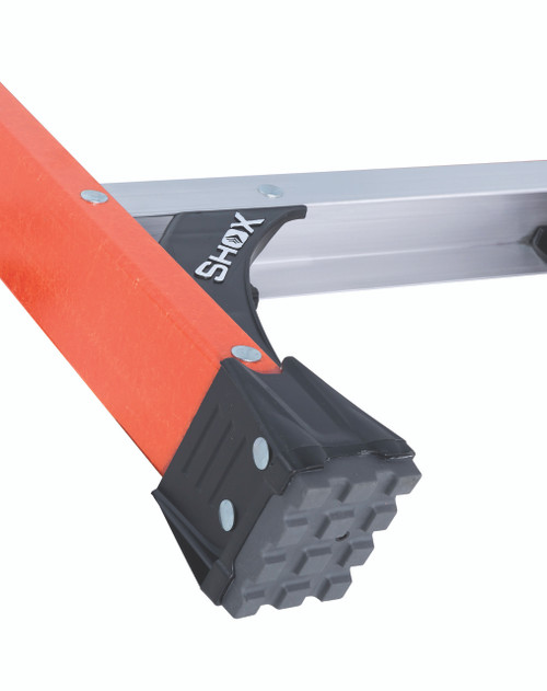 Louisville Ladder LOU-FXP180HD-XX Fiberglass Step Platform Ladder Type IAA, 375lbs Load Capacity