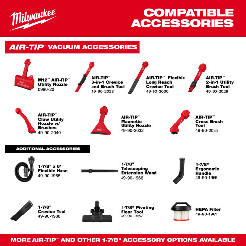 Milwaukee MIL-0895-20 M18 FUEL 3-in-1 Backpack Vacuum Bare Tool