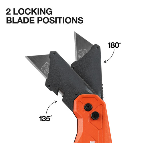 Klein Tools KLE-44306 Flickblade 2-in-1 Utility Knife / Scraper with Blade Storage