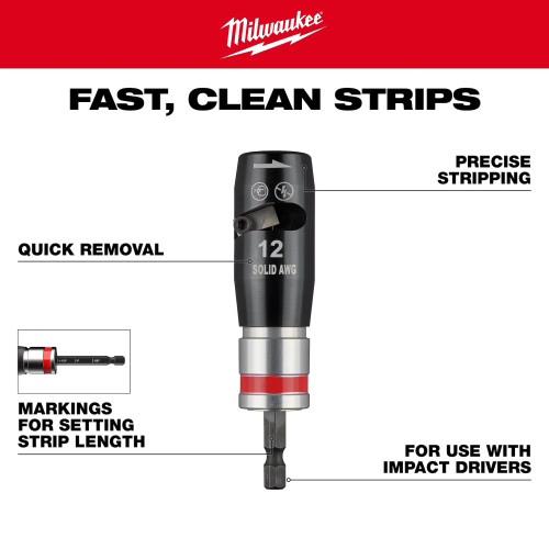 Milwaukee MIL-48-32-6405 2-Piece AWG Solid Wire Stripper Set