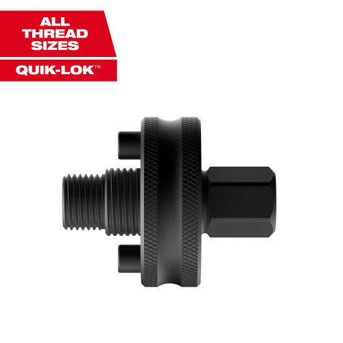 Milwaukee MIL-49-56-7576 Hole Enlargement Thread Adapter for QUIK-LOK Arbors