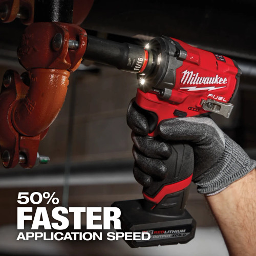 Milwaukee MIL-2563P-20 M12 FUEL Stubby 1/2in Impact Wrench with Pin Detent Bare Tool