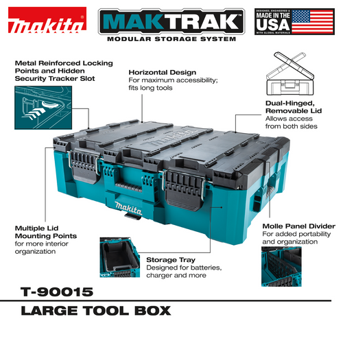 Makita MAK-T-90015 MAKTRAK Large Tool Box