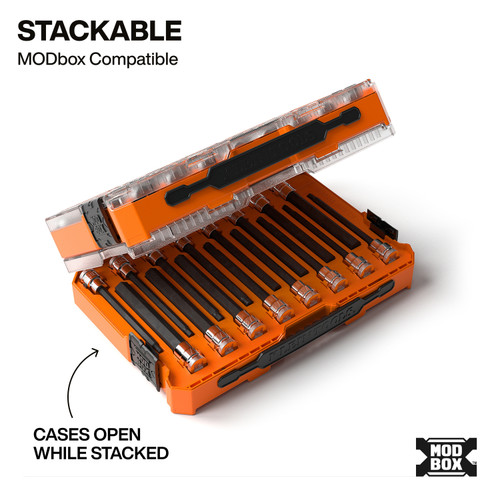 Klein Tools KLE-652216 16-Piece Long Hex Bit Socket Set, SAE and Metric