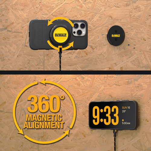 DEWALT DEW-DXMA1410006 Wall-Mountable Magnetic Wireless Charger