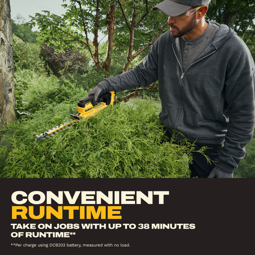 DEWALT DEW-DCHT823D1 20V MAX 8in Cordless Compact Hedge Trimmer 2.0Ah Kit