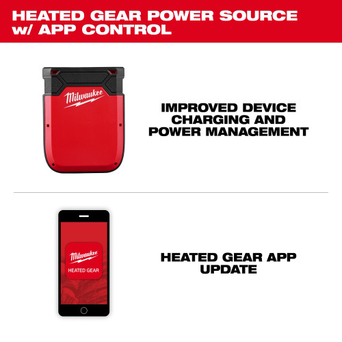 Milwaukee MIL-48-11-2330 M12 Heated Gear  3.0Ah Power Source with App Control