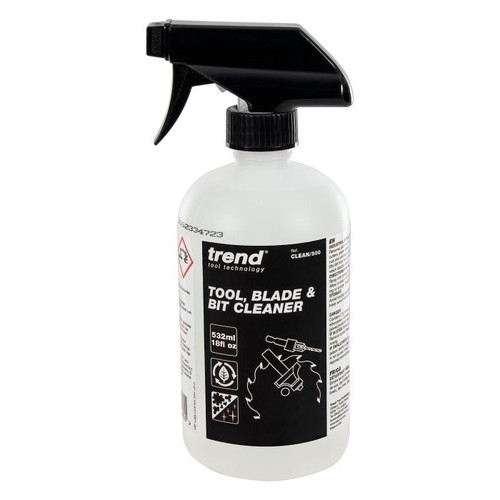 Trend TRE-UCLEAN/500 Tool, Blade & Bit Cleaner, 532ml (18oz)