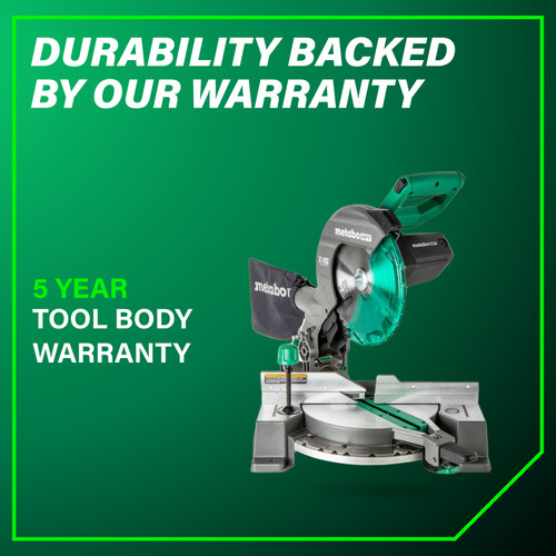 Metabo HPT HPT-C10FCG2M 10in Single Bevel Miter Saw
