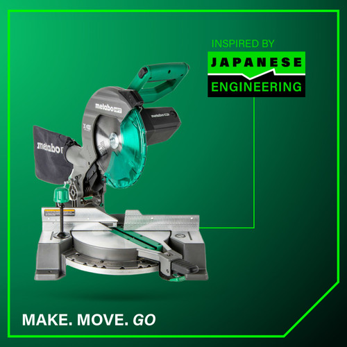 Metabo HPT HPT-C10FCG2M 10in Single Bevel Miter Saw