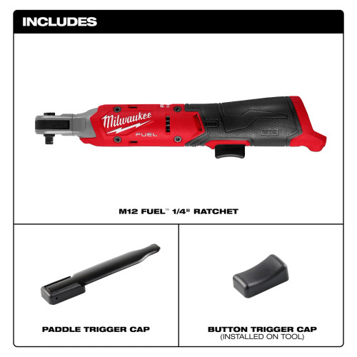 Milwaukee MIL-3052-20 M12 FUEL 1/4in Ratchet