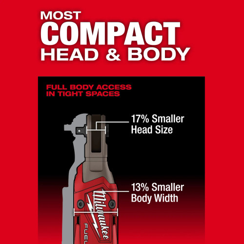 Milwaukee MIL-3052-20 M12 FUEL 1/4in Ratchet