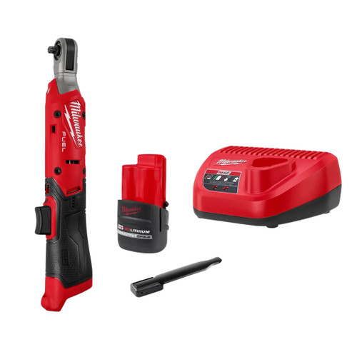 Milwaukee MIL-3052-21 M12 FUEL 1/4in Ratchet 2.5Ah Kit