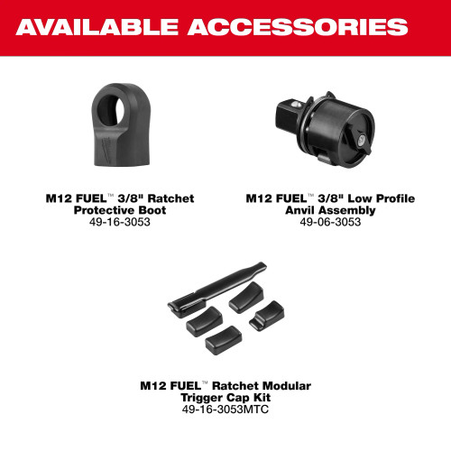 Milwaukee MIL-3053-20 M12 FUEL 3/8in Ratchet