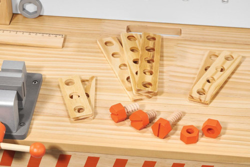 Stihl STIHL-04216000144 Wooden Workbench for Kids