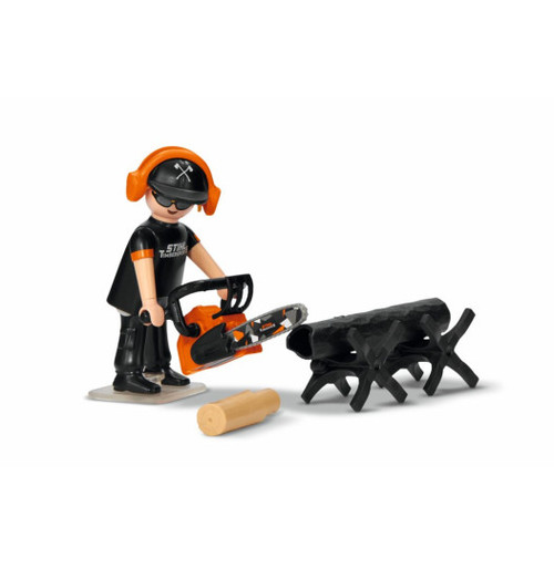 Stihl STIHL-04216000137 TIMBERSPORTS 39-Piece Playmobil Set