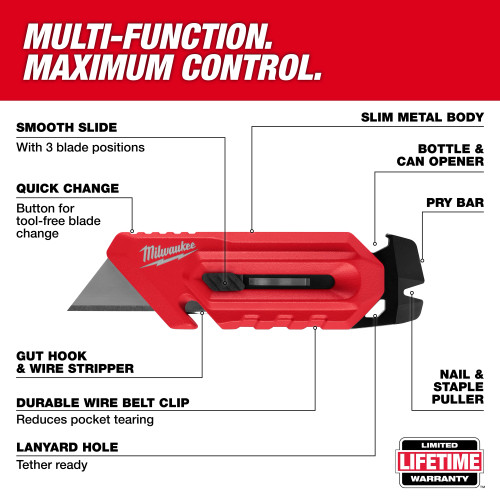 Milwaukee MIL-48-22-1517 Multi-Function Compact Utility Knife