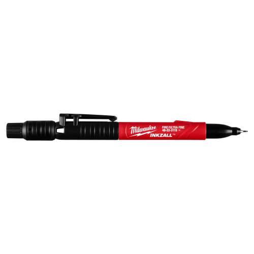 Milwaukee MIL-48-22-3115 INKZALL Double Sided Black Jobsite Marker - Ultra Fine And Fine Point