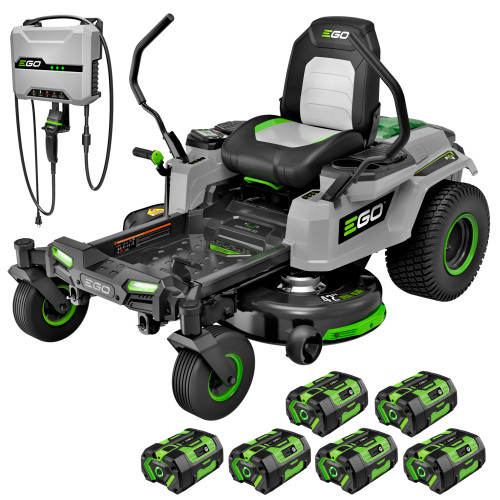 EGO Power EGO-ZT4214L 42in Z6 Zero Turn Riding Mower with 6x 6.0Ah Batteries & Charger