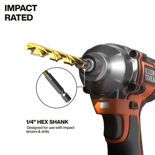 Klein KLE-536-XX 1/4 Hex Drill Bit Set