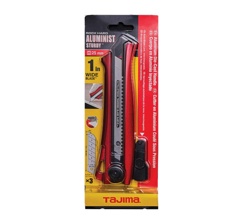 Tajima TAJ-DC701D-R Rock Hard Aluminist Sturdy Utlility Knife