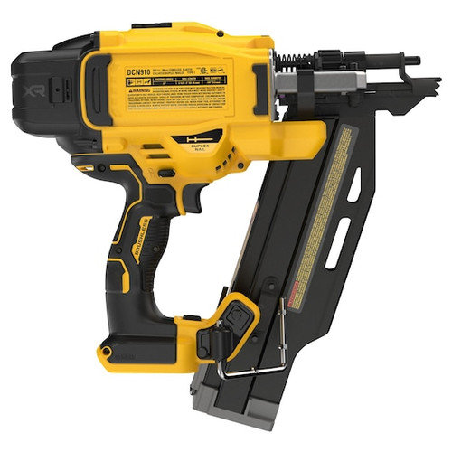 DEWALT DEW-DCN910B 20V MAX XR BRUSHLESS 21Deg Plastic Collated Duplex Nailer Bare Tool
