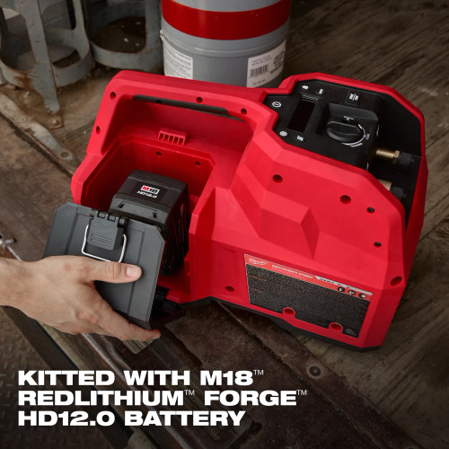 Milwaukee MIL-2938-21 M18 Brushless Refrigerant Recovery Machine FORGE 12.0Ah Kit