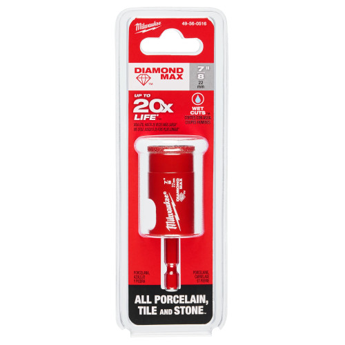 Milwaukee MIL-49-56-0516 7/8in DIAMOND MAX Hole Saw Bit