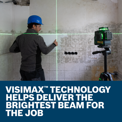 Bosch BOS-GLL330-42CGL 12V MAX 360⁰ Connected Green-Beam Three-Plane Leveling and Alignment Laser 2.0Ah Kit