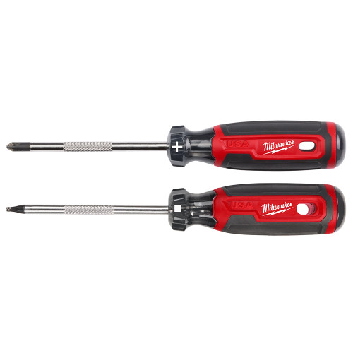 Milwaukee MIL-MT200-2A 2-Piece 4in Cushion Grip Screwdriver Set