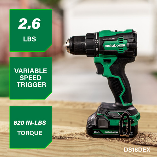 Metabo HPT HPT-KC18DEX4 18V Multivolt 4-Piece 2x 2.0Ah Combo Kit