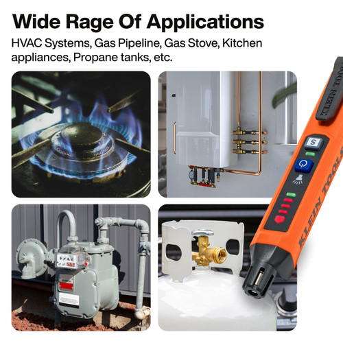 Klein Tools KLE-ET190 Compact Combustible Gas Leak Detector