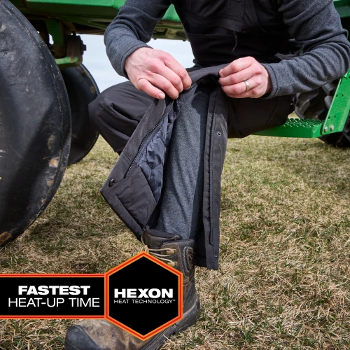 Milwaukee Heated Merino Wool Baselayer Pants under work pants
