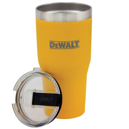 DEWALT DEW-DXC30OZXXX 30oz Powder Coated Stainless Steel Tumbler