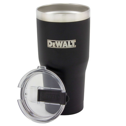 DEWALT DEW-DXC30OZXXX 30oz Powder Coated Stainless Steel Tumbler