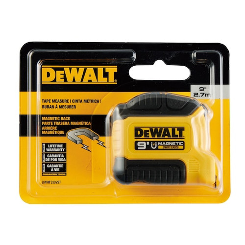 DEWALT DEW-DWHT33029T 9ft Atomic Pocket Tape Measure