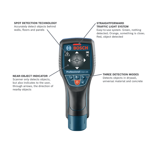 Bosch BOS-D-TECT120 D-TECT120 Wall/floor Scanner