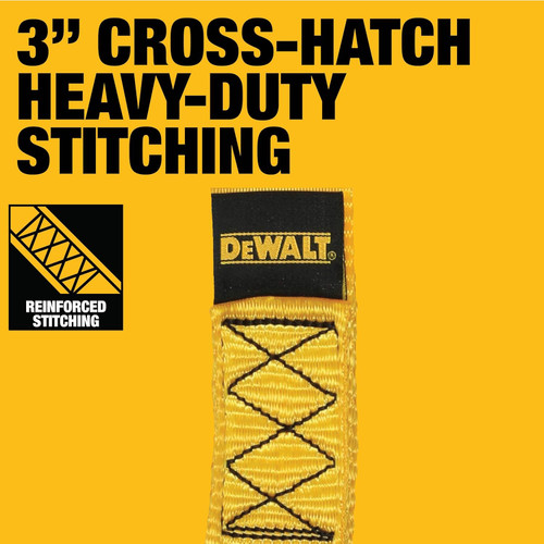 DEWALT DEWL-DXBC80002 1.7in x 18in Deluxe Soft Loops 4-Pack 11,000lb Break Strength