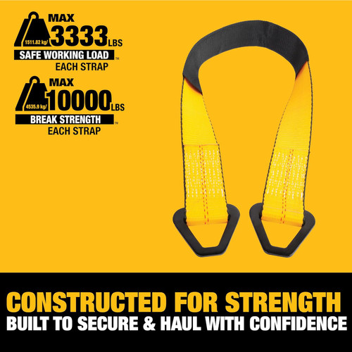 DEWALT DEWL-DXBC80004 2in x 24in Premium Axle Strap 10,000lb Break Strength