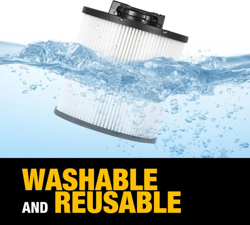 DEWALT DEWL-DXVC6910 Standard Cartridge Filter for 6-16 Gallon Wet/Dry Vacuum