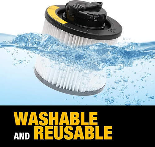 DEWALT DEWL-DXVC4001 Standard Cartridge Filter for 4-5 Gallon Wet/Dry Vacuum