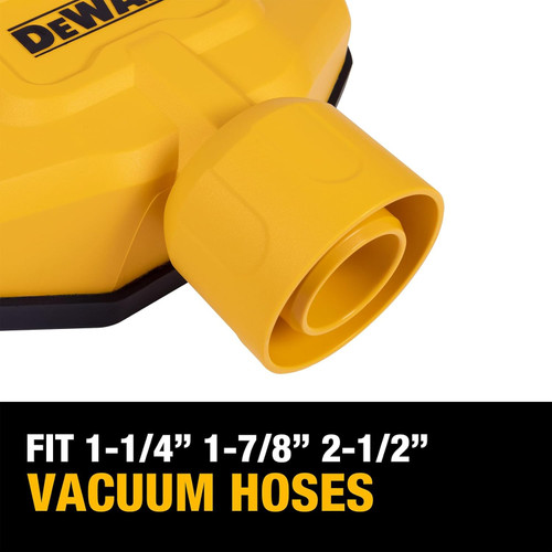 DEWALT DEWL-DXVA00-1500 Dust Collector Attachment for 1-1/4in - 2-1/2in Wet/Dry Vacuums