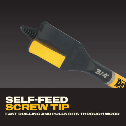 DEWALT DEW-DWAWDNS3PC ELITE SERIES Nail Cutting Spade Bit Set 3-Piece