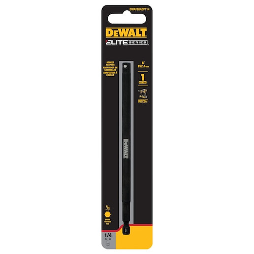 DEWALT DEW-DWAFE6ADPT14 ELITE SERIES 1/4in x 6in Socket Adapter