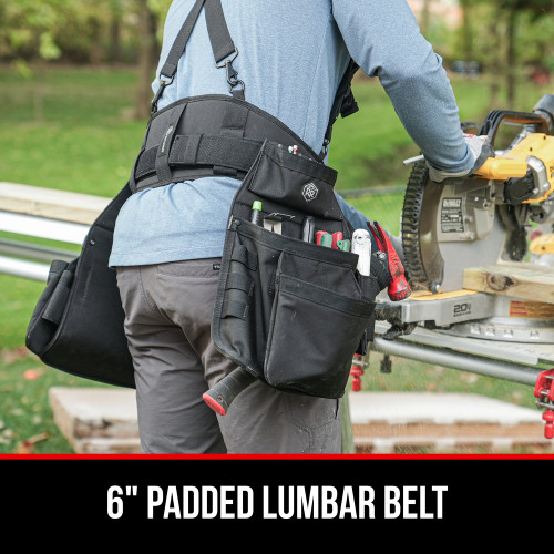RR Buildings MB-RR100S-XX THE FRAMERR Tool Belt with Suspenders