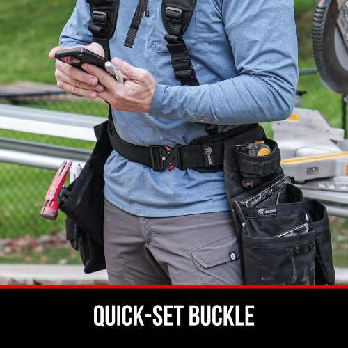 RR Buildings MB-RR100S-XX THE FRAMERR Tool Belt with Suspenders