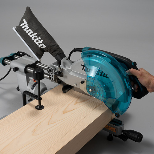 Makita MAK-LS1110F 15A 10in Dual-Bevel Sliding Compound Miter Saw with LED Cut Line