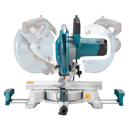 Makita MAK-LS1110F 15A 10in Dual-Bevel Sliding Compound Miter Saw with LED Cut Line
