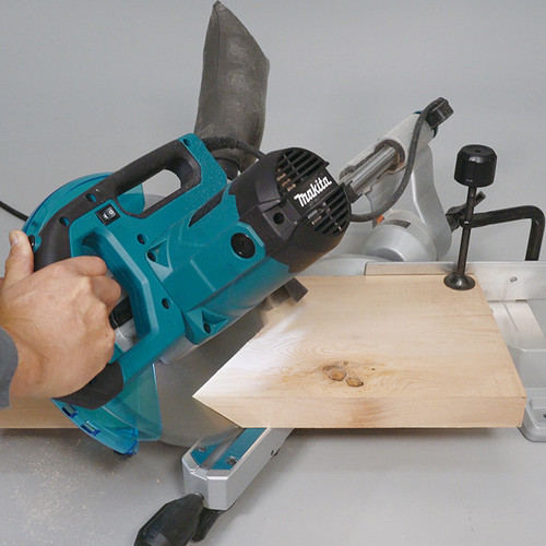Makita MAK-LS1110F 15A 10in Dual-Bevel Sliding Compound Miter Saw with LED Cut Line
